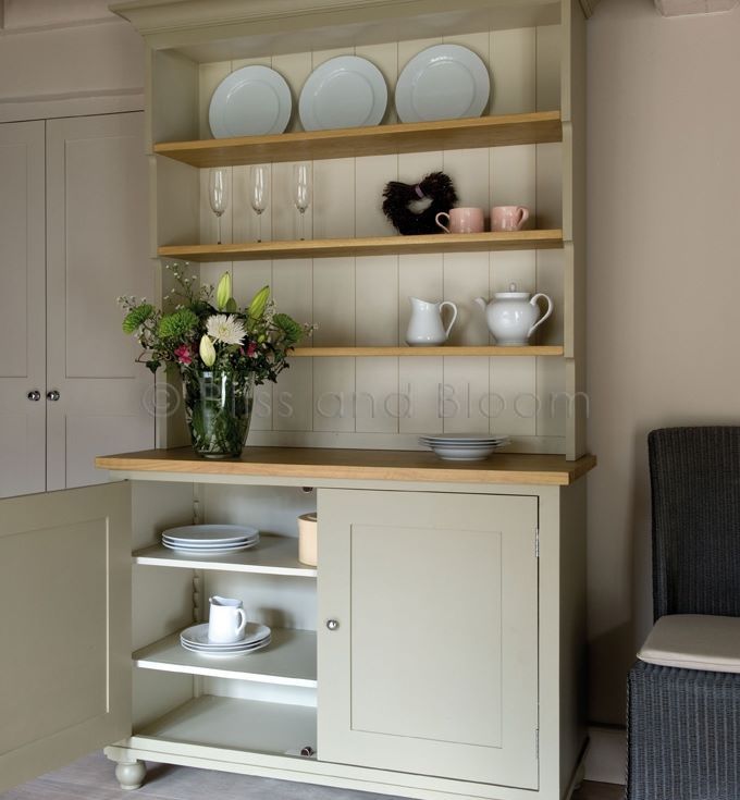 Suffolk 4ft open rack dresser Bliss and Bloom